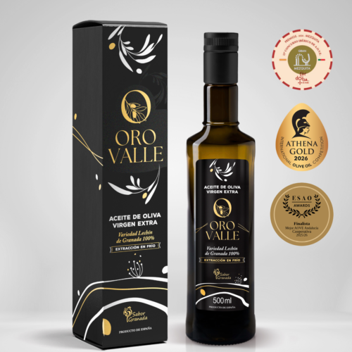 AOVE 100% LECHIN OROVALLE -Cristal 500ml