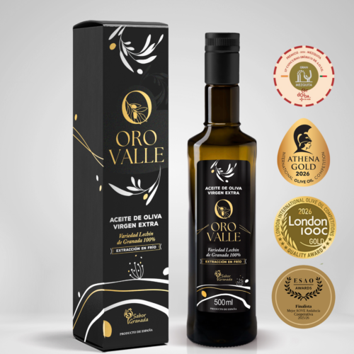 AOVE 100% LECHIN OROVALLE -Cristal 500ml